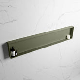 MONDIAZ EASY Nis 149,5x29,5cm in solid surface kleur Army | Army. 1 vak  geschikt voor in- of opbouw